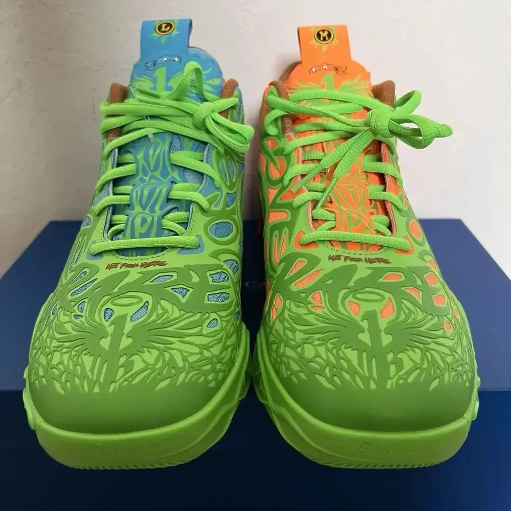 PUMA MB.04 Teenage Mutant Ninja Turtles Sneakers Green 311307-01 Size 9.5 New